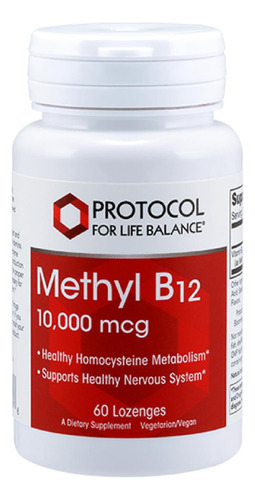 Protocolo Metil B12 10.000mcg - Vitamina B12 - Suporte Energ