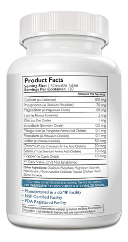 Minerais De Força Nutricional Para Cães Apoiam Células E Ne - Imagem 3
