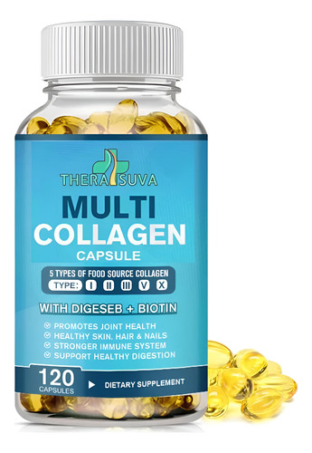 Complexo Multicolágeno Therasuva Digeseb Biotina Vit C