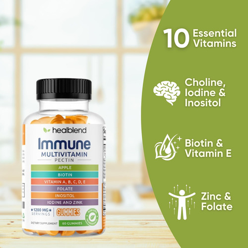 Healblend Power-packed Gomas De Urso Multivitamínicas Para A - Imagem 4