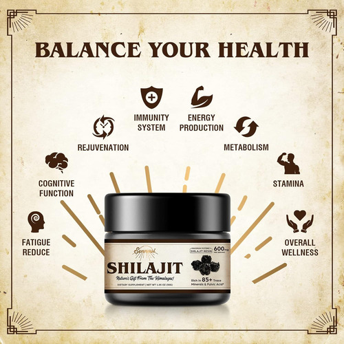 Suplemento De Resina Shilajit 30g Pacote 3 Energy Salud - Imagem 4