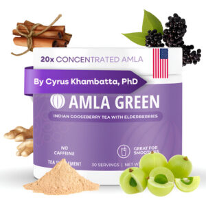 Suplemento Amla Green Tea Immunity Blend 30 Porções