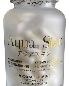 Aqua Skin Glutationa Fabricado No Japão 60 Cápsulas