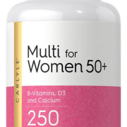 Carlyle Multivitamina Para Mulheres 50+ Com 250 Comprimidos