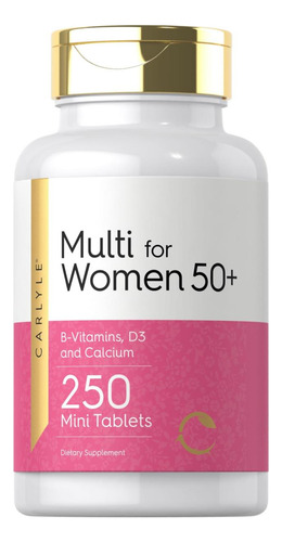 Carlyle Multivitamina Para Mulheres 50+ Com 250 Comprimidos