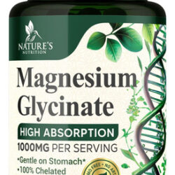 Suplemento De Glicinato De Magnésio 1000mg - Glicinato De Ma