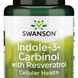 Swanson Indol-3-carbinol Com Resveratrol Suplemento I3c