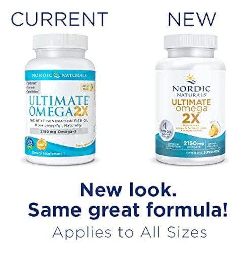 Nordic Naturals Ultimate Omega 2x Sabor Limão - - Imagem 5
