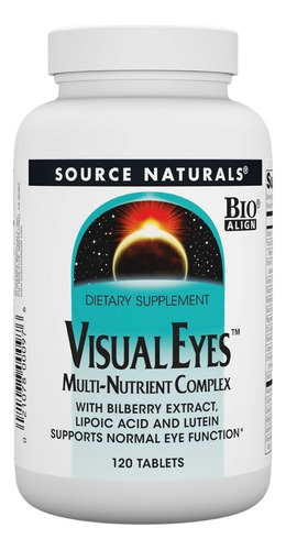 Visualeyes 120 Comprimidos Da Source Naturals