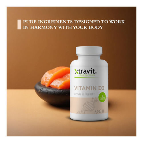 Suplemento Xtravit Vitamin D Vitaminas Naturais Para Homens - Imagem 9