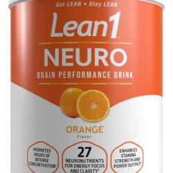 Lean1 Neuro Bebida Em Pó De Energia Mental Sabor Laranja