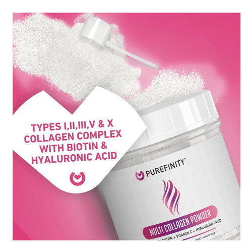 Peptídeos De Colágeno Purefinity Para Mulheres-tipo I Ii V - Imagem 8