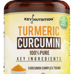 Key Nutrition Complexo De Cúrcuma E Curcumina Com Piperina