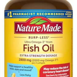 Óleo De Peixe Omega 3 Nature Made Extra Strength 2800