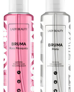 Kit Bruma Fixadora Rosa Mosqueta + Bruma Matte Lady Beauty