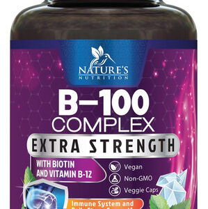 Suplemento Nature's Nutrition Super B Complex 120 Cápsulas