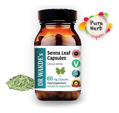 Dr Wakdes Senna Capsules (60 Caps Veg Suplemento À Base De - Imagem 2