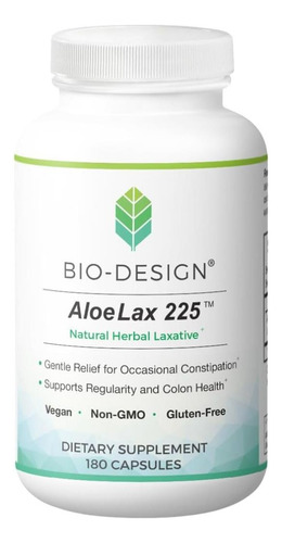 Bio -design Aloe Lax 225 Alívio Para Constipação Ocasional