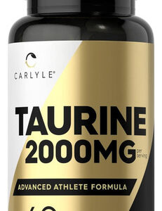 Suplemento De Taurina Carlyle 2000mg 60 Caplets Vegeta
