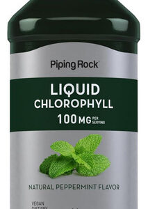 Gotas Líquidas De Clorofila De Piping Rock 100mg 16 Onças
