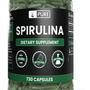 Ingredientes Originais Puros Spirulina (730 Cápsulas) Sem En