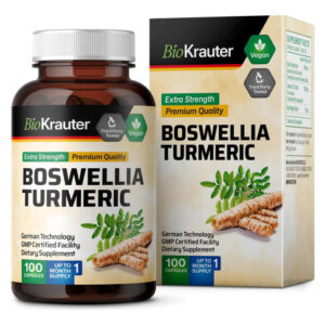 Suplemento De Cúrcuma Bio Krauter Com Cápsulas De Extrato De