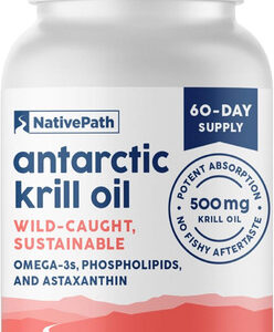 Nativepath Antarctic Krill Oil - Wild-caught Omega 3 Kril...
