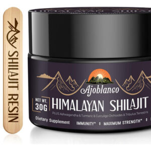 Suplemento Ajoblanco Shilajit Pure Himalayan Organic 30g