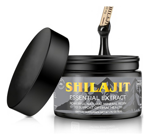 Altiano Shilajit Pure Himalaia Resina 100% Autêntica Foco E