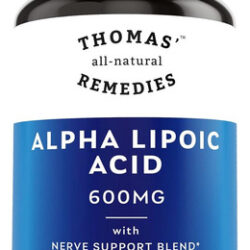 Remédios Naturais De Thomas Alpha Lipóico 600mg 120 Cápsula