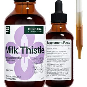 Extrato Líquido De Cardo De Leite 4 Fl Oz Suporte Natural De
