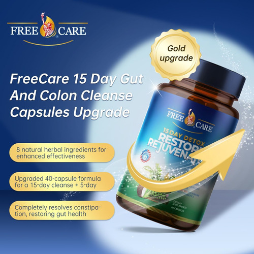 Freecare 15 Dias Cleanse Limpador De Vassoura De Cólon E De - Imagem 3