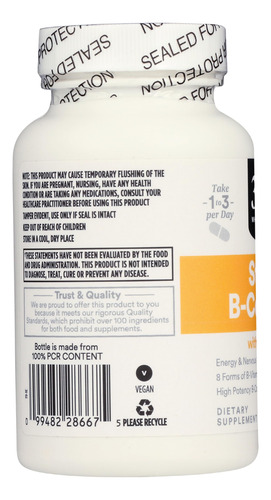 Suplemento 365 Da Whole Foods Market Vitamin B Stress Comple - Imagem 6