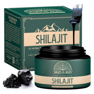 Resina Shilajit Pura Do Himalaia 85+ Minerais Traço Shilaji