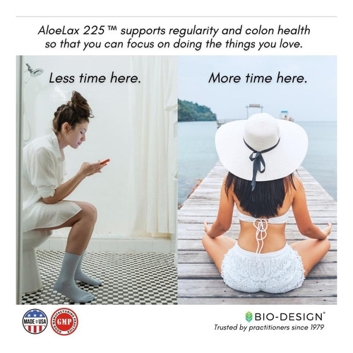 Bio -design Aloe Lax 225 Alívio Para Constipação Ocasional - Imagem 6