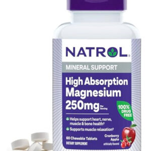Magnésio De Alta Absorção Natrol 250 Mg Dietético