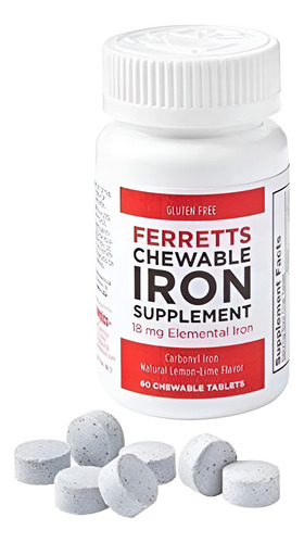 Pharmics Ferretts Suplemento De Ferro Mastigável Fortalece
