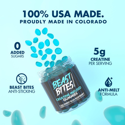 Beast Bites - Creatine Bites - 5g De Monohidrato De Creatina - Imagem 2