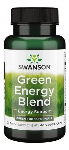 Swanson Greens Veg Cap: Energia Natural 60 Cápsulas - Imagem 4