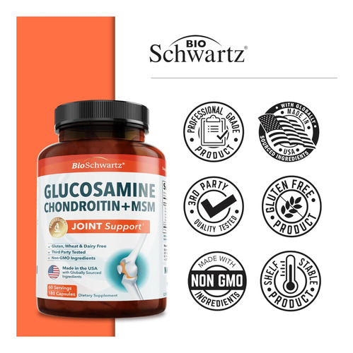 Suplemento De Suporte À Articulação De Glucosamina Msm De E - Imagem 7
