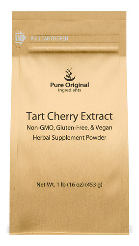 Suplemento De Ingredientes Originais Puros: Extrato De Cerej