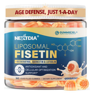 Fisetina Lipossômica 200mg & Resveratrol Complexo 500mg E De