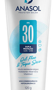Protetor Solar Loção Oil Free Toque Seco Fps 30 Anasol 120g