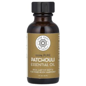 Pure Body Naturals Óleo Essencial 100% Puro Patchuli 30 ml (1 fl oz)