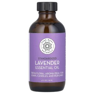 Pure Body Naturals Óleo Essencial Lavanda 118 ml (4 fl oz)