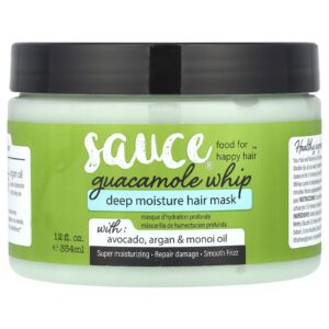 Sauce Beauty Máscara Capilar de Hidratação Profunda Sabor de Guacamole 354 ml (12 fl oz)
