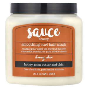 Sauce Beauty Máscara Suavizante para Cabelos Cachos Mel e Chia 298 g (105 oz)