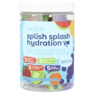 Wellah Splish Splash Hidratação Diversas 20 Embalagens 49 g (02 oz) Cada