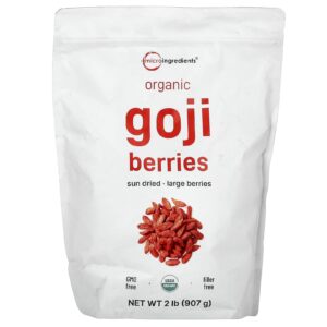 Micro Ingredients Goji Berries Orgânicos 907 g (2 lb)