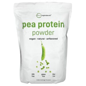 Micro Ingredients Proteína em Pó de Ervilha Sem Sabor 226 kg (5 lb)